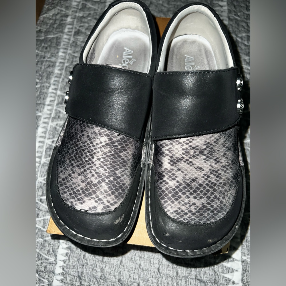 Alegria Black Shoes Size 38